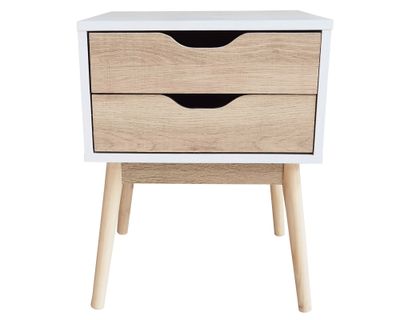 Velador 2 cajones Florencia M+Design