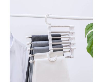 Imagen 2 del producto Colgador pantalones Ahorra espacio Cotidiana.