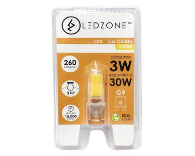 Imagen 2 del producto Ampolleta led 3W G9 luz cálida