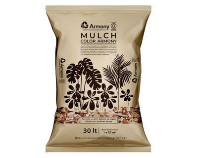 Mulch chip 30 litros rojo Armony.