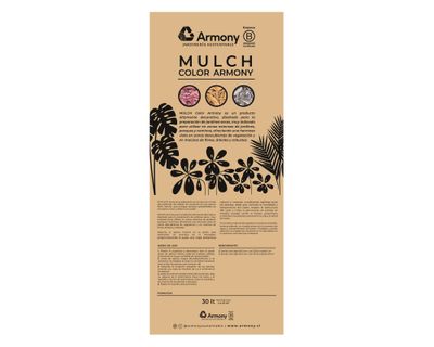 Imagen 2 del producto Mulch chip 30 litros rojo Armony.