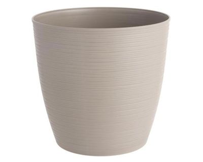 Macetero 33 cm piedra taupe Reyplast