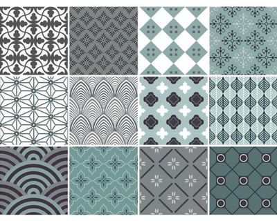 Imagen 1 del producto Vinilo adhesivo 15x15 cm transparente menta 12 unidades