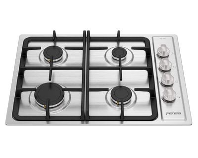 Encimera 4 quemadores FCE 4HF T gris Fensa