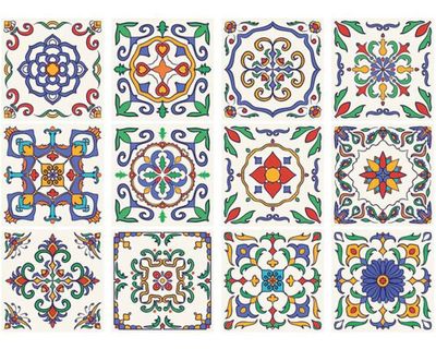 Imagen 1 del producto Vinilo adhesivo 15x15 cm Nápoles 12 unidades