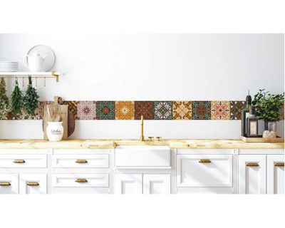 Imagen 2 del producto Vinilo adhesivo 15x15 cm Ankara 12 unidades