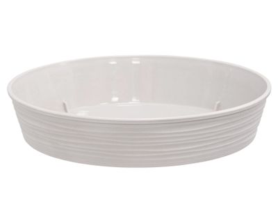 Plato para macetero 22 cm Piedra blanco