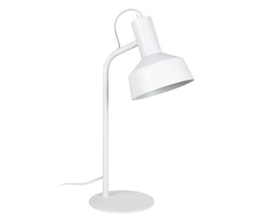 Lámpara de sobremesa 1L E14 Bergen blanco Ledzone