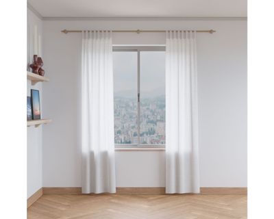 Imagen 2 del producto Pack barra cortina madera 22 mm x 200 cm natural