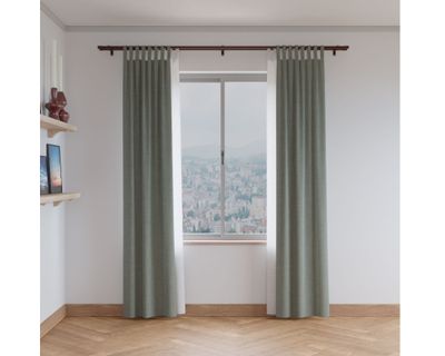 Imagen 2 del producto Barra Doble para cortinas metal 200x7 cm café
