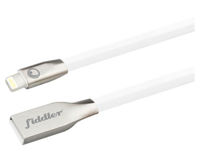 Macrotel Cable Iphone Plano 1 M Lightning Blanco Fiddler