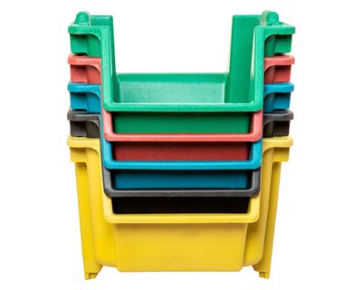 Imagen 1 del producto Contenedores reciclaje 5 unidades Rehecho