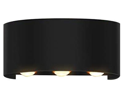 Imagen 1 del producto Aplique LED 6L luz cálida negro Pro-Lighting