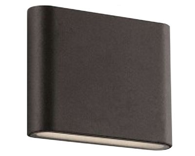 Aplique LED 5W 2L luz cálida negro Pro-Lighting