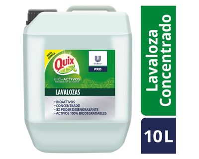 Lavaloza bidón 10 litros limón profesional Bio Activos Quix
