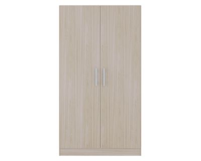 Clóset 2 puertas crema 100x47x183 cm
