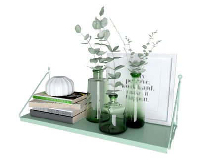 Imagen 2 del producto Repisa 62cm Angolo simple verde menta Ducasse