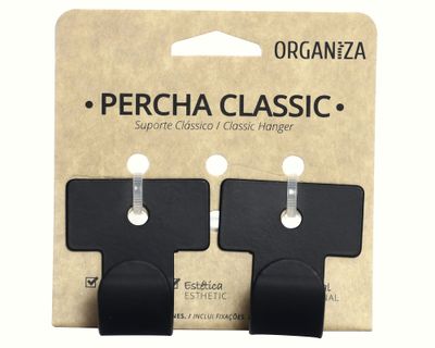 Imagen 2 del producto Percha Classic 1 acero negro Ducasse