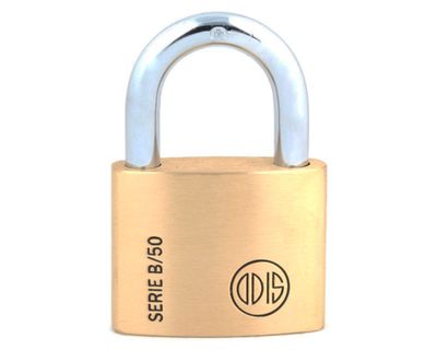 Candado interior bronce sólido 50 mm Serie B