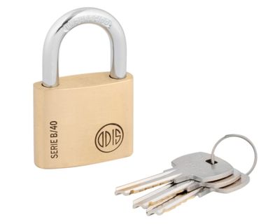 Imagen 2 del producto Candado interior bronce sólido 40 mm Serie B