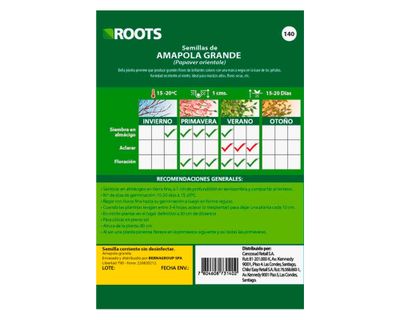 Imagen 2 del producto Semilla Amapola 1 gr