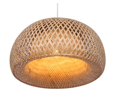 Imagen 2 del producto Lámpara colgar 1L E27 45 cm Ratán