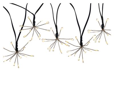 Guirnalda exterior solar 150LED luz cálida