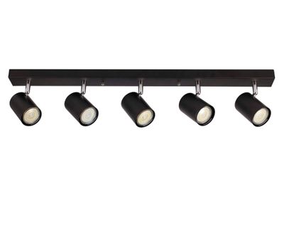 Spot 5L GU10 negro mate