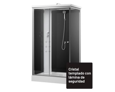 Cabina ducha recta 6 Jets 213x120x90 cm