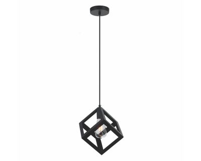 Lámpara colgar E27 1L Vintage Cubo