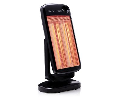 Imagen 2 del producto Estufa halógena 900W Kfc-90 negra negro