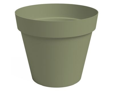 Maceta 25 cm plástico Capri eucaliptus