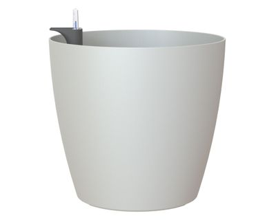Maceta 30 cm autorregante San Remo gris claro