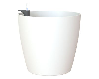 Maceta autorregante 42 cm San Remo blanco