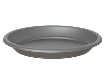 Plato plástico 30 cm Capri antracita