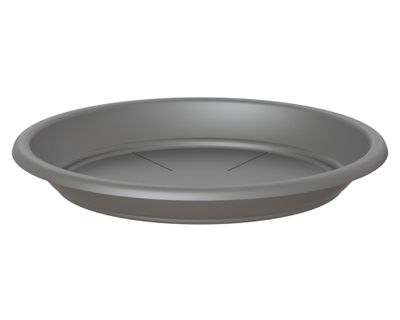 Plato plástico 55 cm Capri antracita