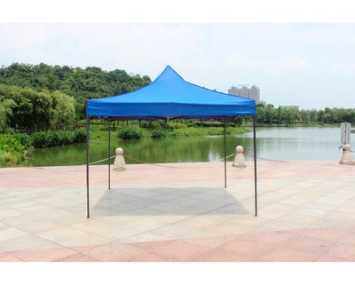Imagen 2 del producto Toldo plegable 3x3 m Gazebo azul