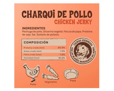 Imagen 2 del producto Snack perro Charqui de pollo 100 g