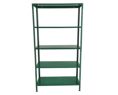 Estante metálico 5 niveles verde 172x90x300 cm