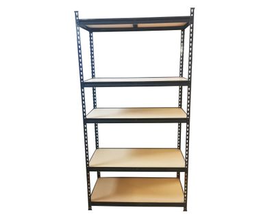 Estante metálico 5 niveles gris metálico 192x100x50 cm