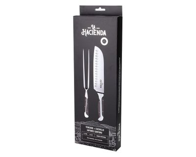 Tenedor + cuchillo 17 cm Master series