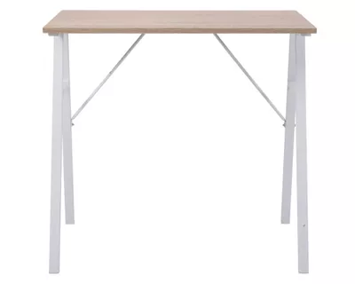 Escritorio Sienna natural/blanco 74x80x50 cm