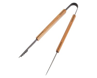 Imagen 2 del producto Pinzas asado 41x3.5 cm Acacia