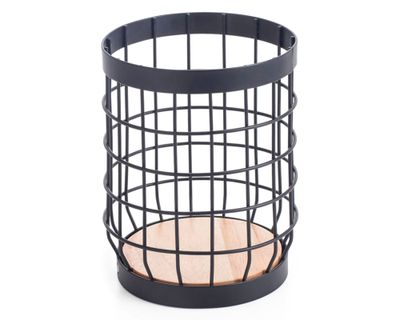 Porta utensilios negro