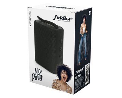 Imagen 2 del producto Parlante bluetooth mini party negro mate