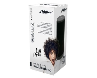 Imagen 2 del producto Parlante bluetooth big party negro mate