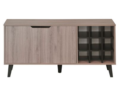 Rack TV 50"" Kazan Cp roble santana con negro