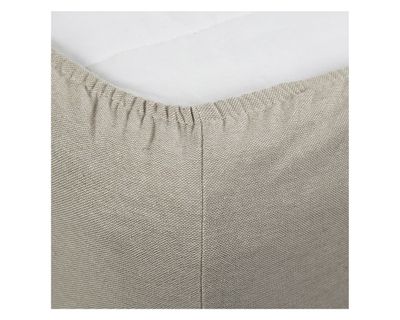 Imagen 2 del producto Faldón Box Spring Melange gris 1.5 plazas