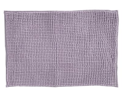 Piso baño Shaggy malva 50x70 cm
