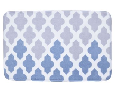 Imagen 2 del producto Cortina 180x180 cm + piso baño 40x60 cm Rombos